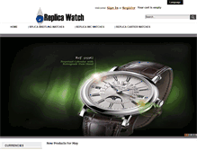 Tablet Screenshot of cheapest-watches.com